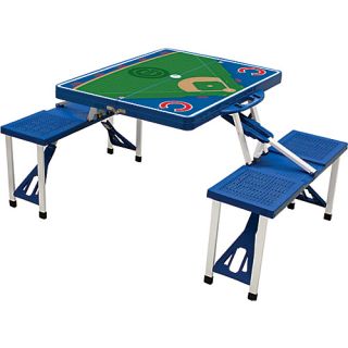 Picnic Table Sport   MLB Teams Chicago Cubs   Blue   Picnic Time Out
