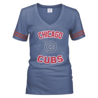 MLB Womens Chicago Cubs T Shirt   Blue (L)