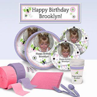 Butterfly Wishes Personalized Deluxe Party Pack