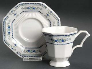 Nikko Newport Footed Cup & Saucer Set, Fine China Dinnerware   Classic Collectio