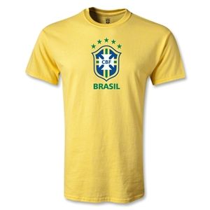 Euro 2012   Brazil T Shirt (Yellow)