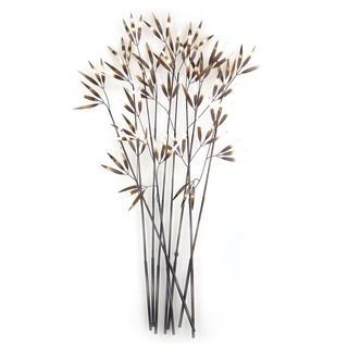 Iron Werks Beijing Reeds Wall Sculpture (BrownMaterials: 100 percent metalSpecial Features: Ready to hangDimensions: 62.5 inches high x 41 inches wide x 4 inches deep )