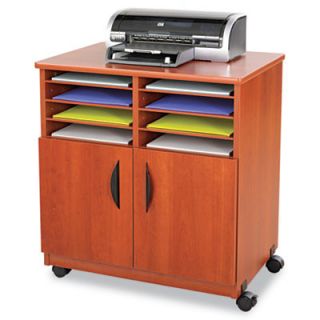 Safco Products Laminate Machine Stand with Sorter Compartments SAF1851CY
