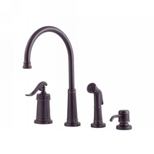 Price Pfister GT26 4YPY Ashfield Ashfield Collection 4 Hole Kitchen Faucet with