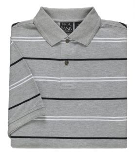 Traveler Short Sleeve Stripe Polo by JoS. A. Bank Mens Dress Shirt
