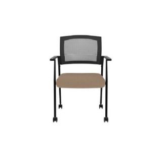 Compel Office Furniture Speedy Mesh Stack Chair CSF6300 Seat Color: Cacao