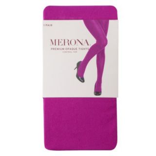 Merona Womens Premium Control Top Opaque Tights   Fandango Pink S/M