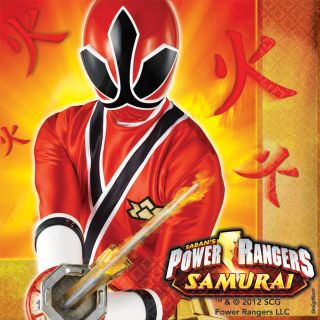 Power Rangers Samurai Lunch Napkins