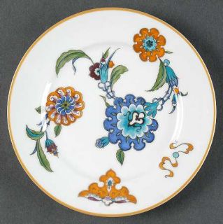 Royal Worcester Palmyra Bread & Butter Plate, Fine China Dinnerware   Blue/Teal/