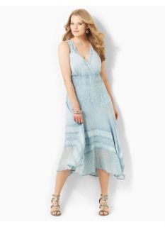 Plus Size Summerlight Dress Catherines Womens Size 4X, Light Blue
