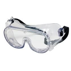Crews Chemical Anti fog Protective Goggles (ClearLens Tint: ClearLens Coating/Shade: Anti FogLens Material: PolycarbonateStrap Material: RubberResistance: Chemical SplashVentilation: Indirect VentQuantity: 1 RubberResistance: Chemical SplashVentilation: I