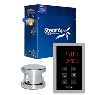 SteamSpa OAT600CH Oasis 6kw Touch Pad Steam Generator Package in Chrome
