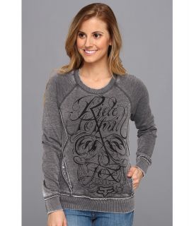 Fox Reborn Pullover Womens Sweatshirt (Gray)
