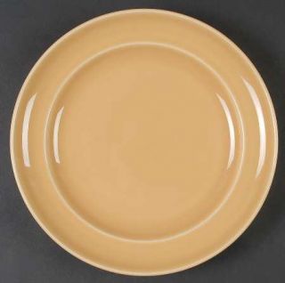 Pottery Barn Sophia Yellow Salad Plate, Fine China Dinnerware   All Yellow,Smoot